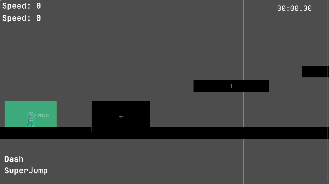 the same level looking normal in the Godot editor itself